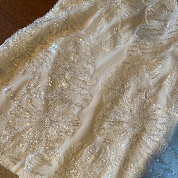 BEAUTY & GRACE Juniors' Sequined Rhinestone Strap Bodycon Dress Size XS - Picture 5 of 7